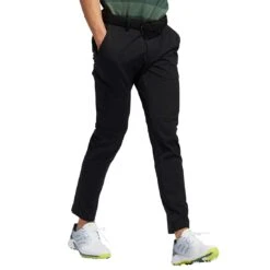 Adidas 2021 Warp Knit Cargo Pants -Golf World Shop adidas 2021 warp knit cargo pants black model walking itempicture