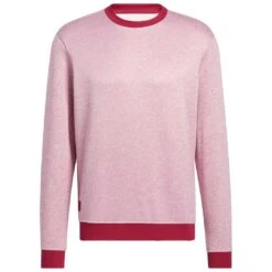 Adidas 2022 Go-To Crewneck Sweatshirt -Golf World Shop adidas 2022 go to crewneck pullover legacy burgundy itempicture