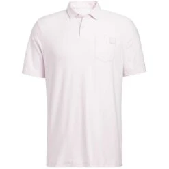 Adidas Go-To Pocket Polo -Golf World Shop adidas 2022 go to pocket polo almost pink itempicture