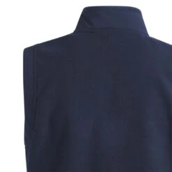 Adidas Boys Fleece Layering Vest -Golf World Shop adidas 2023 boys fleece layering vest collegiate navy detail1 itempicture