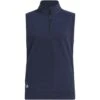 Adidas Boys Fleece Layering Vest -Golf World Shop adidas 2023 boys fleece layering vest collegiate navy front itempicture