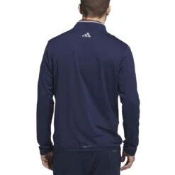 Adidas Lightweight COLD.RDY 1/4 Zip Pullover -Golf World Shop adidas 2023 cold rdy quarter zip pullover collegiate navy back itempicture
