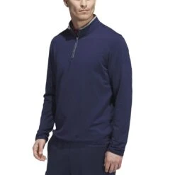 Adidas Lightweight COLD.RDY 1/4 Zip Pullover -Golf World Shop adidas 2023 cold rdy quarter zip pullover collegiate navy itempicture