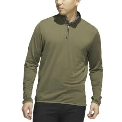 Adidas Lightweight COLD.RDY 1/4 Zip Pullover -Golf World Shop adidas 2023 cold rdy quarter zip pullover olive strata itempicture