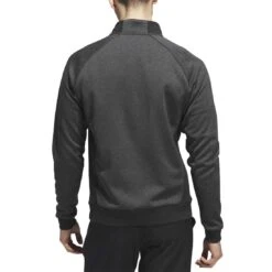 Adidas Color Block DWR 1/4 Zip Pullover -Golf World Shop adidas 2023 color block dwr quarter zip pullover black back itempicture