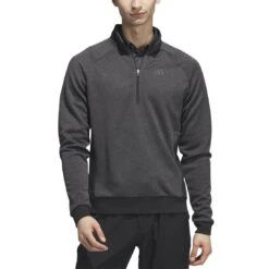 Adidas Color Block DWR 1/4 Zip Pullover -Golf World Shop adidas 2023 color block dwr quarter zip pullover black itempicture