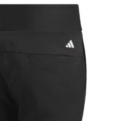 Adidas Girls Pull-On Pants -Golf World Shop adidas 2023 girls pull on pants black back detail itempicture