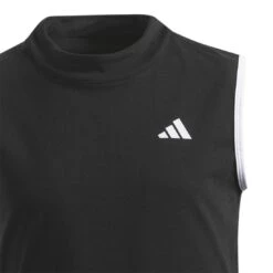 Adidas Girls Sleeveless Versatile Dress -Golf World Shop adidas 2023 girls sleeveless versatile dress black collar detail itempicture