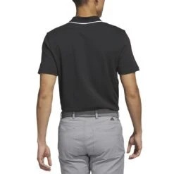 Adidas 2023 Go-To Pique Polo 11 Adidas 2023 Go-To Pique Polo -Golf World Shop adidas 2023 go to pique polo black back itempicture