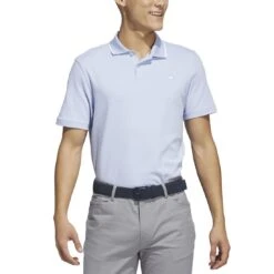 Adidas 2023 Go-To Pique Polo 9 Adidas 2023 Go-To Pique Polo -Golf World Shop adidas 2023 go to pique polo blue dawn front itempicture