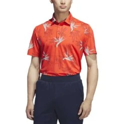 Adidas Oasis Mesh Polo -Golf World Shop adidas 2023 oasis mesh polo bright red front itempicture