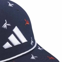 Adidas Summer Open Golf Hat -Golf World Shop adidas 2023 summer open golf hat collegiate navy detail itempicture