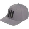 Adidas Tour 3-Stripe Hat -Golf World Shop adidas 2023 tour 3 stripe hat grey three itempicture
