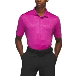 Adidas 2023 Ultimate365 Allover Print Polo -Golf World Shop adidas 2023 ultimate365 allover print polo lucid fuchsia itempicture