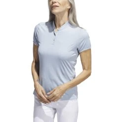 Adidas Women's Essentials Dot Polo 12 Adidas Women's Essentials Dot Polo -Golf World Shop adidas 2023 womens essentials dot polo wonder blue itempicture