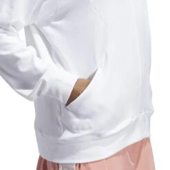 Adidas Women's Made With Nature Sweatshirt -Golf World Shop adidas 2023 womens made with nature sweatshirt white detail2 itempicture