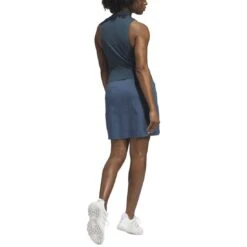 Adidas Women's Ultimate365 Tour Sleeveless Dress -Golf World Shop adidas 2023 womens ultimate365 tour sleeveless dress arctic night back itmepicture