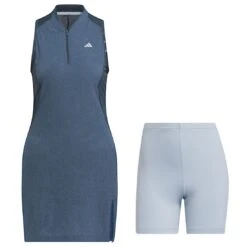 Adidas Women's Ultimate365 Tour Sleeveless Dress -Golf World Shop adidas 2023 womens ultimate365 tour sleeveless dress arctic night catalog itmepicture