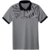 Adidas Boys 3-Stripes Life Print Polo -Golf World Shop adidas boys 3 stripes life print polo grey three front itempicture
