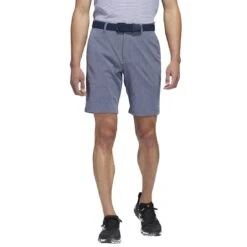 Adidas Crosshatch 9-Inch Shorts 17 Adidas Crosshatch 9-Inch Shorts -Golf World Shop adidas crosshatch 9 inch shorts collegiate navy front itempicture