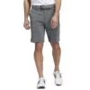 Adidas Crosshatch 9-Inch Shorts -Golf World Shop adidas crosshatch 9 inch shorts shadow green model front itempicture
