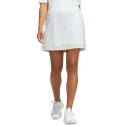 Adidas Women's 16 Inch Ultimate365 Printed Skort 8 Adidas Women's 16 Inch Ultimate365 Printed Skort -Golf World Shop adidas fw22 womens 16 inch ultimate365 printed skort linen green front itempicture