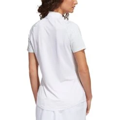 Adidas FW22 Women's Ultimate365 Printed Polo -Golf World Shop adidas fw22 womens ultimate365 printed polo white back itempicture