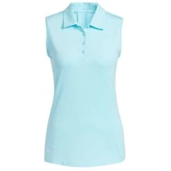Adidas 2022 Women's Ultimate365 Solid Sleeveless Polo -Golf World Shop adidas fw22 womens ultimate365 solid sleeveless polo bliss blue itempicture