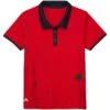 Adidas Girls Printed Short Sleeve Polo 2 Adidas Girls Printed Short Sleeve Polo -Golf World Shop adidas girls printed short sleeve polo red itempicture