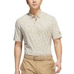 Adidas Go-To Camo Print Polo -Golf World Shop adidas go to camo print polo hemp front itempicture