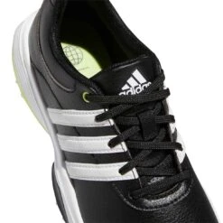 Adidas Juniors Tour360 Infinity Golf Shoes Black/White/Pulse Lime -Golf World Shop adidas juniors tour360 infinity golf shoes black white pulse lime gv9666 top detail itempicture