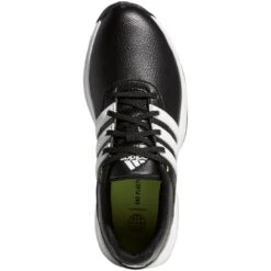 Adidas Juniors Tour360 Infinity Golf Shoes Black/White/Pulse Lime -Golf World Shop adidas juniors tour360 infinity golf shoes black white pulse lime gv9666 top itempicture