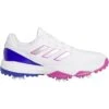 Adidas Juniors ZG23 Golf Shoes White/Lucid Fuchsia -Golf World Shop adidas juniors zg23 golf shoes white lucid fuchsia profile itempicture