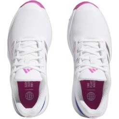 Adidas Juniors ZG23 Golf Shoes White/Lucid Fuchsia -Golf World Shop adidas juniors zg23 golf shoes white lucid fuchsia top itempicture
