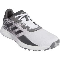 Adidas S2G Spikeless Golf Shoes White/Grey Three/Grey Two -Golf World Shop adidas s2g spikeless golf shoes white grey three grey two gv9792 front itempicture