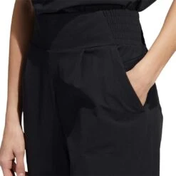 Adidas Women's Go-To Pants -Golf World Shop adidas ss22 womens go to pants black side detail itempicture