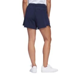 Adidas Women's Go-To 4 Inch Shorts -Golf World Shop adidas ss23 womens go to 4 inch shorts collegiate navy back itempicture