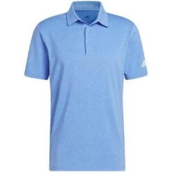 Adidas Ultimate365 Heather Polo -Golf World Shop adidas ultimate365 heather polo blue fusion front itempicture