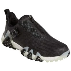 Adidas Women's Codechaos 22 BOA Golf Shoes Black/Linen Green/Dark Silver -Golf World Shop adidas womens codechaos 22 boa golf shoes black linen green front itempicture