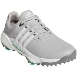 Adidas Women's Tour360 Infinity Golf Shoes Grey Two/White/Pulse Mint 9 Adidas Women's Tour360 Infinity Golf Shoes Grey Two/White/Pulse Mint -Golf World Shop adidas womens tour360 infinity golf shoes grey two white pulse mint gv9663 front itempicture
