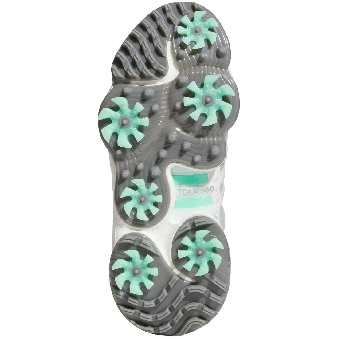 Adidas Women's Tour360 Infinity Golf Shoes Grey Two/White/Pulse Mint 4 Adidas Women's Tour360 Infinity Golf Shoes Grey Two/White/Pulse Mint - Image 2