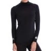 SParms Women's SP Body High Neck Sun Shirt -Golf World Shop apaprel sparms womens sp body high neck sun shirt black itempicture
