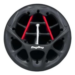 BagBoy Revolver XP Cart Bag -Golf World Shop bagboy 2024 revolver xp cart bag charcoal black red top itempicture