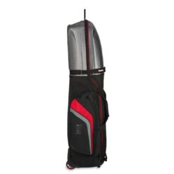 BagBoy T-10 Travel Cover -Golf World Shop bagboy t 10 travel cover black red side