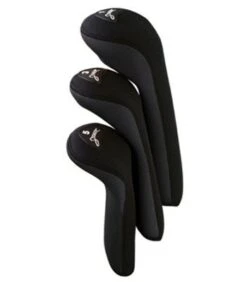 Pro Active Sports Stealth Headcovers 3-Pack -Golf World Shop black 7361