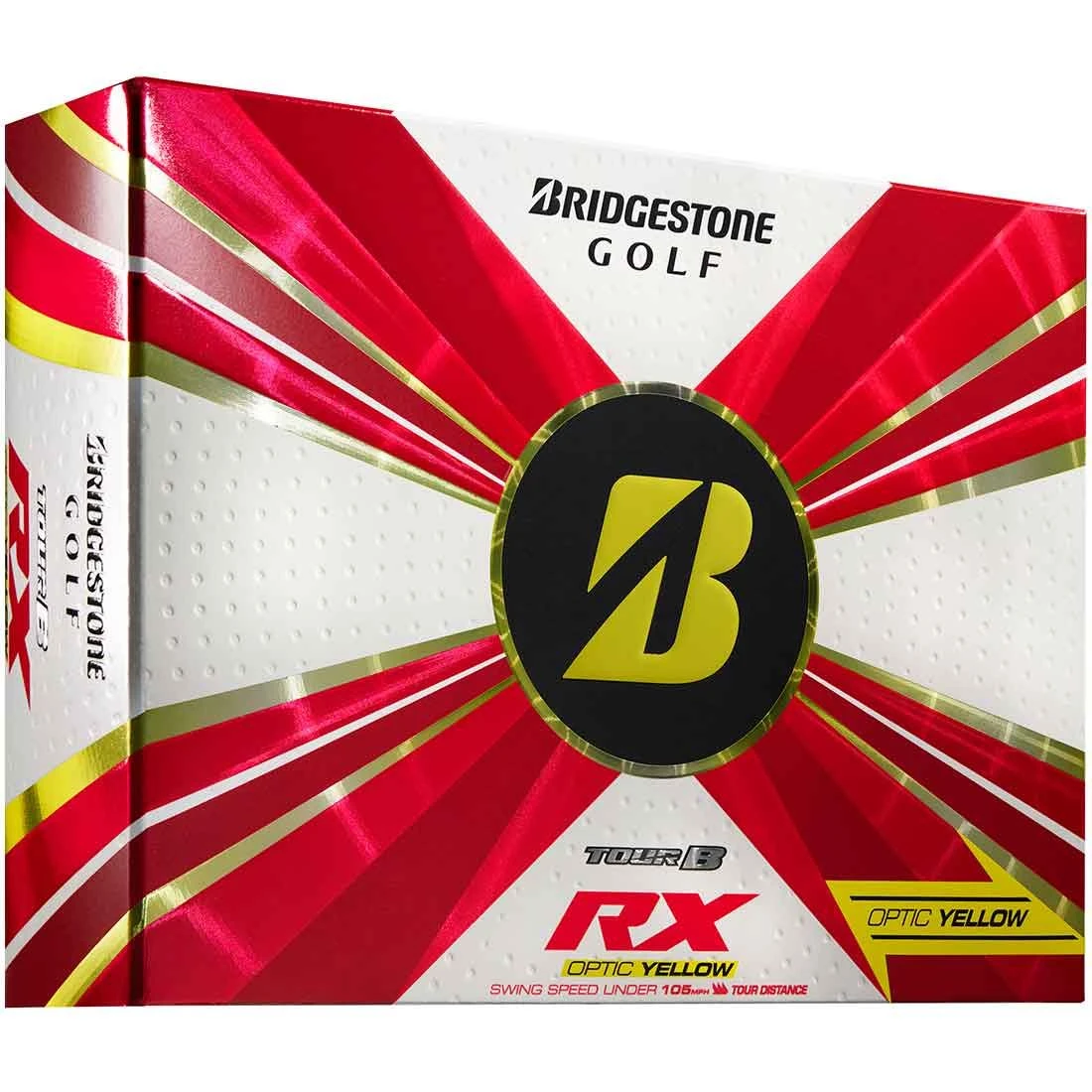 Bridgestone Tour B RX Yellow Golf Balls 3 Bridgestone Tour B RX Yellow Golf Balls