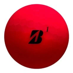 Bridgestone E12 Contact Matte Red Personalized Golf Balls -Golf World Shop bridgestone 2023 e12 contact matte red golf balls front itempicture