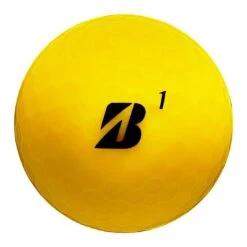 Bridgestone E12 Contact Matte Yellow Personalized Golf Balls -Golf World Shop bridgestone 2023 e12 contact matte yellow golf balls front itempicture 1