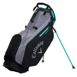 Callaway 2023 Fairway 14 Stand Bag -Golf World Shop callaway 2023 fairway 14 stand bag charcoal black plaid teal itempicture