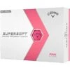 Callaway Supersoft Matte Pink Personalized Golf Balls -Golf World Shop callaway 2023 supersoft matte pink golf balls lid itempicture